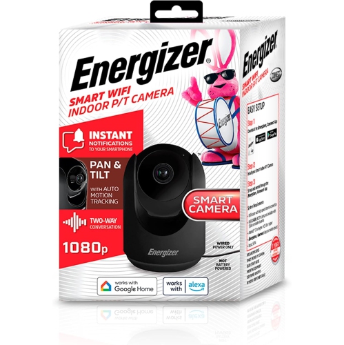 ENERGIZER  Smart 1080P Indoor Pan & Tilt Wired Camera Such a great camera! Love night vision!