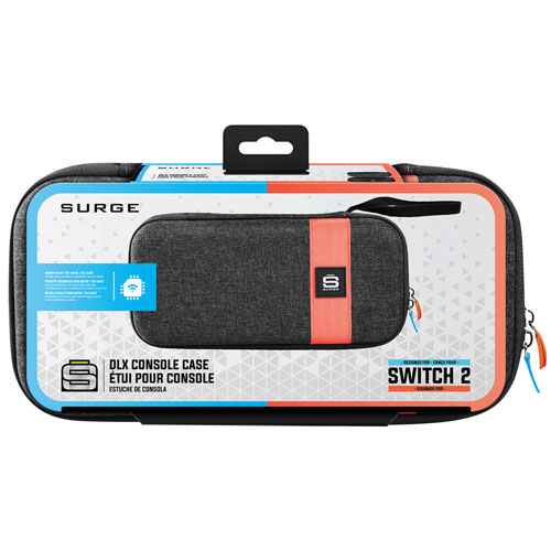 Étui en nylon de Surge pour console Switch 2 - Gris