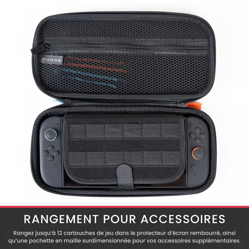 Étui en nylon de Surge pour console Switch 2 - Gris