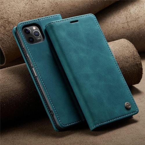 BIG DEAL - CaseMe Wallet Case Anti-Fall Retro Handmade Leather Magnetic Flip case Card Slot for iPhone 15 PRO