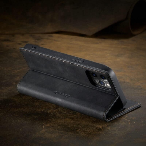 BIG DEAL - CaseMe Wallet Case Anti-Fall Retro Handmade Leather Magnetic Flip case Card Slot for iPhone 15 PLUS