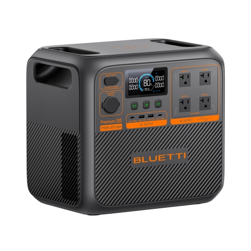 Station d'alimentation portative BLUETTI Premium AC270P 2, batterie LiFePO4 6 000+ d'autonomie et chargement rapide de 073,6 Wh et panneau