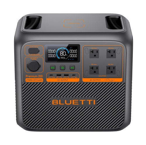 Station d'alimentation portative haut de gamme AC270P de BLUETTI 2, batterie LiFePO4 6 000+ d'autonomie et chargement rapide de 073,6 Wh