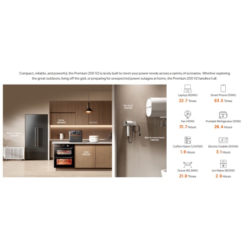 Station d'alimentation portative haut de gamme AC270P de BLUETTI 2, batterie LiFePO4 6 000+ d'autonomie et chargement rapide de 073,6 Wh