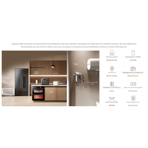 Station d'alimentation portative haut de gamme AC270P de BLUETTI 2, batterie LiFePO4 6 000+ d'autonomie et chargement rapide de 073,6 Wh