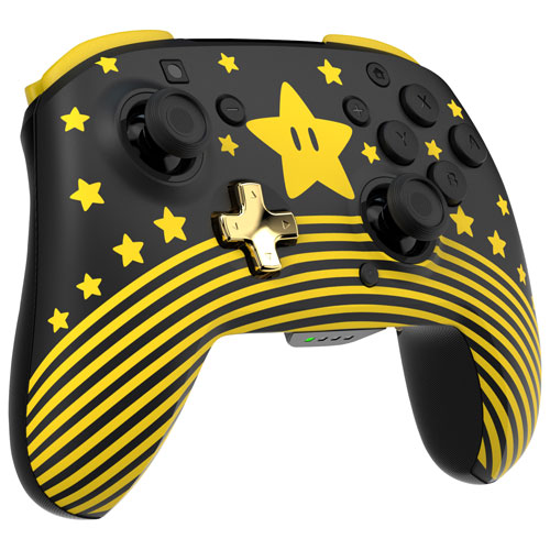 Manette sans fil phosphorescente Rematch de Turtle Beach pour Switch - Super Mario Star