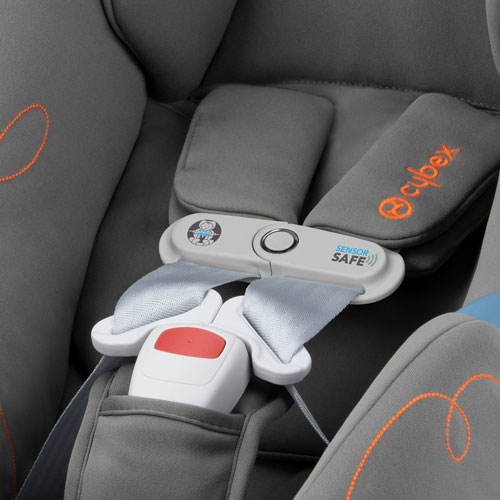 Siège d'auto pour bébé orienté vers l'arrière Aton G Swivel de Cybex avec SensorSafe - Gris lave