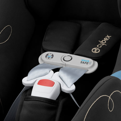 Cybex Aton G Swivel Rear-facing Infant Car Seat with SensorSafe - Moon Black