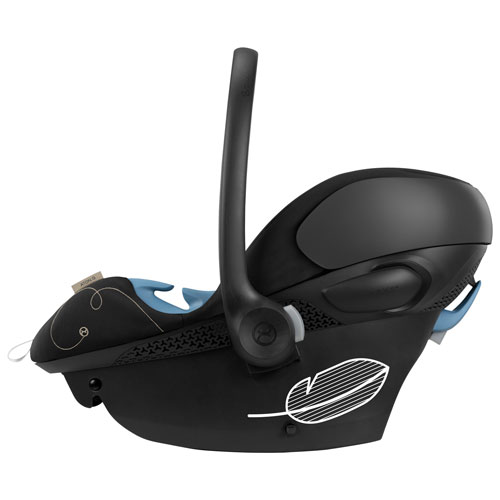 Cybex Aton G Swivel Rear-facing Infant Car Seat with SensorSafe - Moon Black