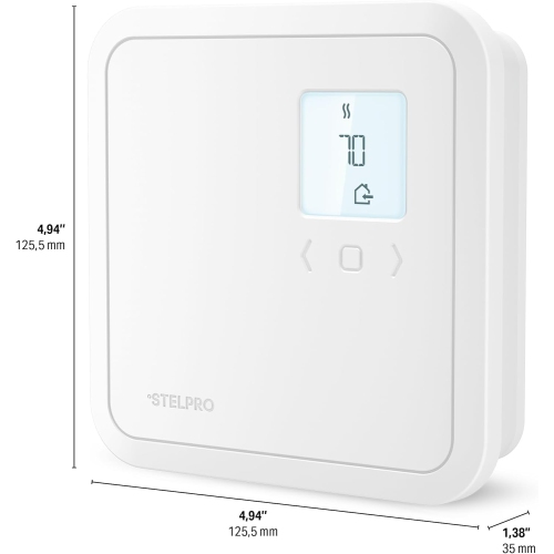 Stelpro – Thermostat électronique programmable pour plinthes et convecteurs, contrôle précis de la température, écoénergétique -