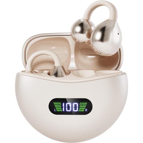 GREEN SCENIC  Wireless Headphones, Comfortable to Wear, In-Ear Waterproof Earplugs, Suitable for A Variety Of Scenarios, Suitable for All Ages (Yellow)