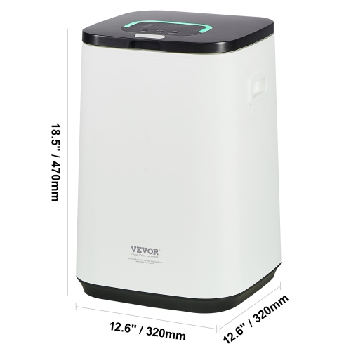 VEVOR 20L Towel Warmer Bucket with 24h Delay Timer, 20/40/60 Min Auto Shut Off, Child Lock, LED Screen & U-shaped Light, Towel Warmer for Bathroom,