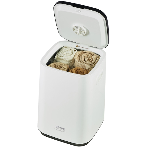 VEVOR 20L Towel Warmer Bucket with 24h Delay Timer, 20/40/60 Min Auto Shut Off, Child Lock, LED Screen & U-shaped Light, Towel Warmer for Bathroom,