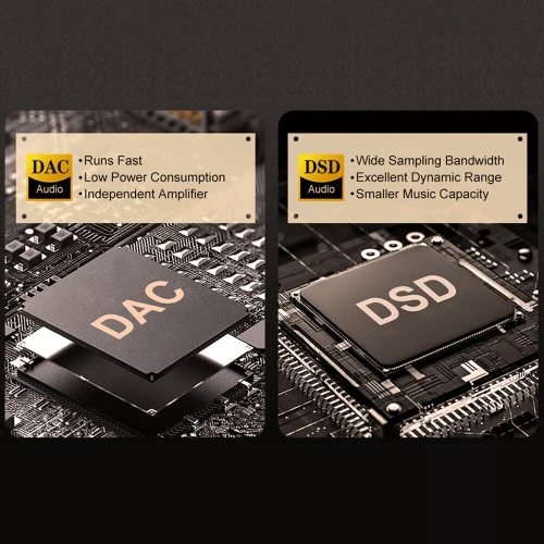 2.4Inch MP3 Player with Bluetooth, Lossless DSD DAC Flac Music Player, Portable Audio Player with 16 GB Memory Card