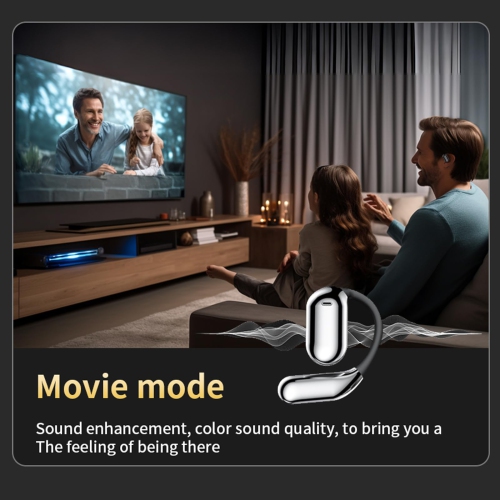 Écran tactile LCD Open Casque d'écoute Bluetooth à conduction osseuse Écouteurs boutons intelligents sans fil Bluetooth