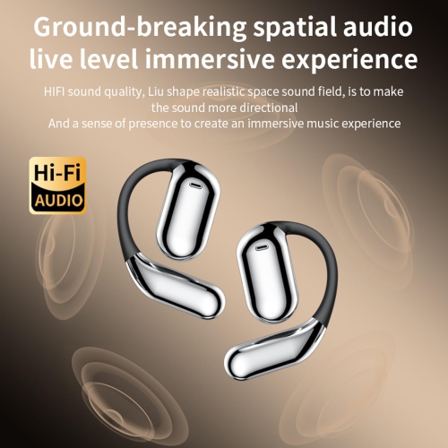 Écran tactile LCD Open Casque d'écoute Bluetooth à conduction osseuse Écouteurs boutons intelligents sans fil Bluetooth