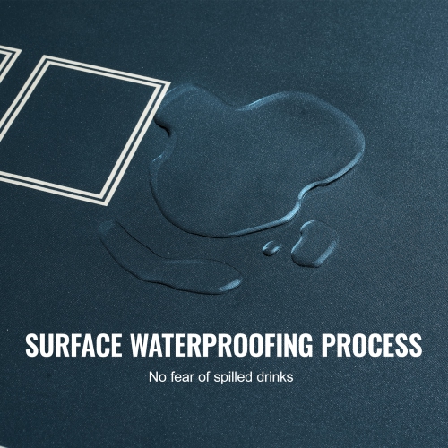 VEVOR 70 x 35 Inch Poker Table Top, Poker Mat for Table, 6-8 Players Poker Table Top with Bag, Waterproof Folding Poker Table Topper for Poker Games,