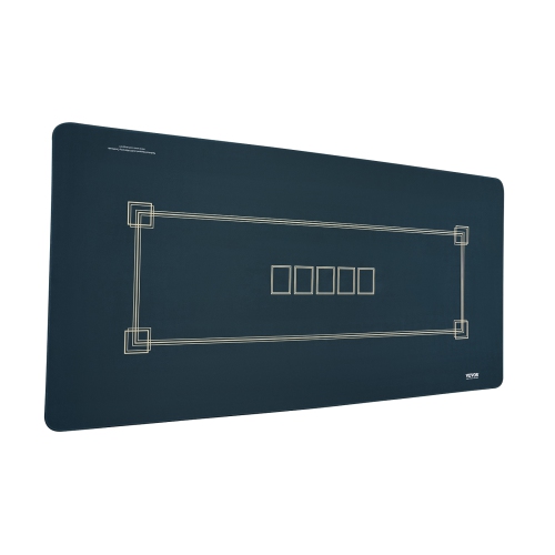 VEVOR 70 x 35 Inch Poker Table Top, Poker Mat for Table, 6-8 Players Poker Table Top with Bag, Waterproof Folding Poker Table Topper for Poker Games,