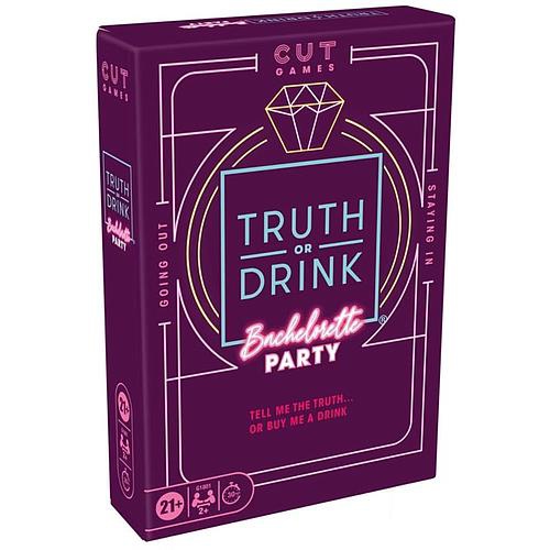 Cut Games Truth or Drink: Bachelorette Party 2+ players, ages 21+, 30+ minutes