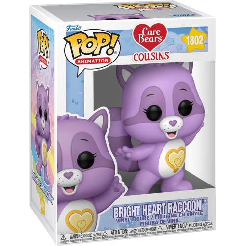 Pop Animation Care Bear Cousins 3.75 Inch Action Figure - Bright Heart Raccoon #1802