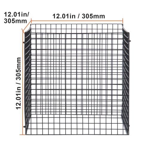 VEVOR 10 Pack Plant Protector from Animals, 12'' x 12'' Chicken Plant Protector, Plant Cages for Plants, Flowers & Vegetables, Keeps Bunny Chicken