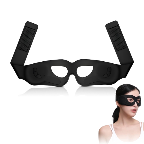 Wearable Eye Mask,Hot Compress Eye Mask for Eye Fatigue Relief,Intelligent Eye Massage Silicone Mask,Beauty Eye Mask for Wrinkle Anti-Aging