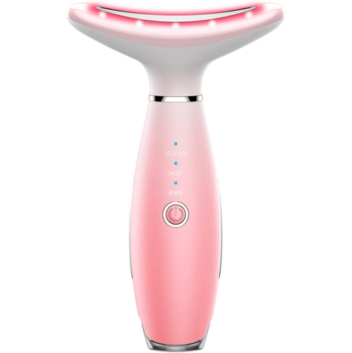 Neck firming instrument massager beauty instrument with LED therapy to eliminate double chin and wrinkles