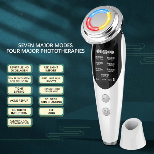 EMS facial light beauty instrument, skin care instrument, micro current red light rejuvenation instrument(pink)