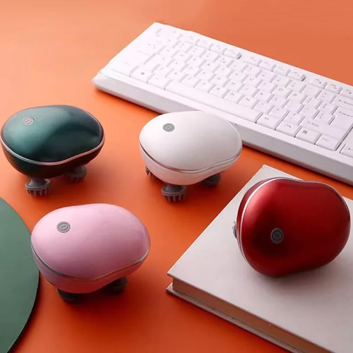 Tête intelligente électrique Masseur pour le cuir chevelu Soins de santé Détente pour le cou Massage du corps Vibrateur pétrissant Lumière rouge Poil