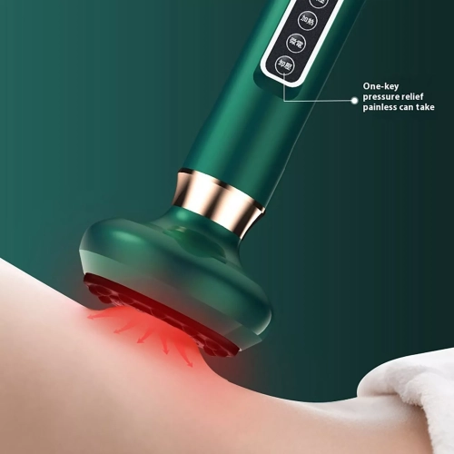 Appareil de massage électrique Aspiration Élimination des graisses Santé tout le corps Grattage Chauffage infrarouge Perte de poids Massothérapie —