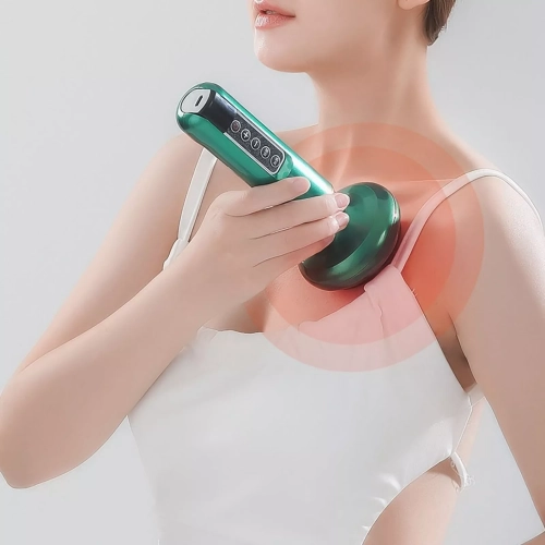 Appareil de massage électrique Aspiration Élimination des graisses Santé tout le corps Grattage Chauffage infrarouge Perte de poids Massothérapie —