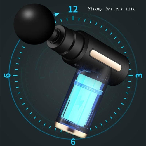 Deep tissue massage gun, ultra-quiet massage gun for muscle pain relief, relaxation and recovery——green