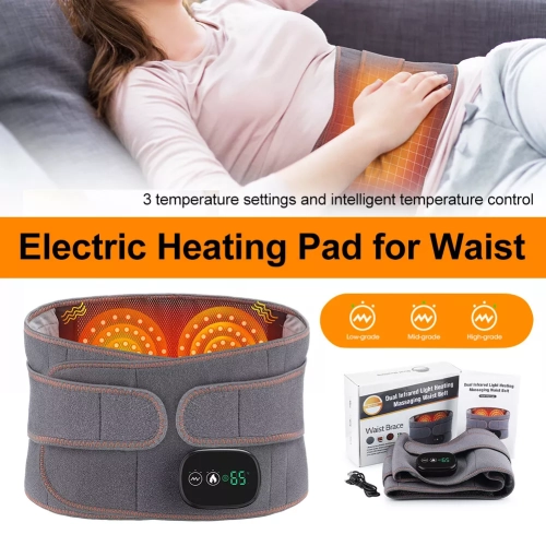 Tapis chauffant avec fonction de vibration de massage pour soulager la douleur