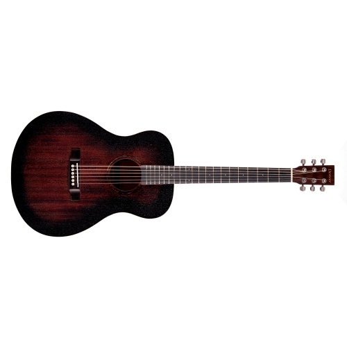 Guitare acoustique de style OM de Denver avec sac de rangement - Satin ouvert