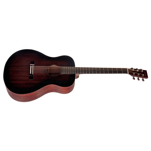 Guitare acoustique de style OM de Denver avec sac de rangement - Satin ouvert