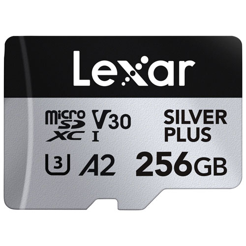 Lexar Professional Silver Plus 256GB 205MB/s UHS-I microSDXC Memory Card