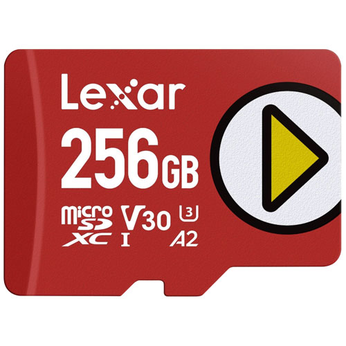 Lexar Play 256GB 205MB/s UHS-I microSDXC Memory Card