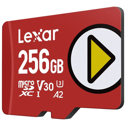 Lexar Play 256GB 205MB/s UHS-I microSDXC Memory Card
