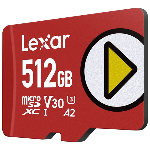 Lexar Play 512GB 205MB/s UHS-I microSDXC Memory Card