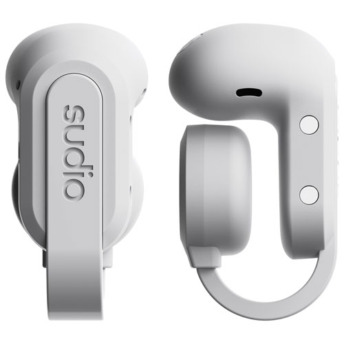 Sudio Audio B3 Open-Ear True Wireless Earbuds - White
