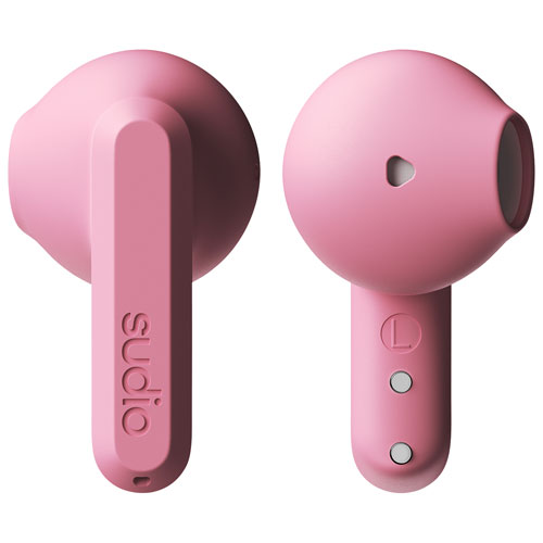 Écouteurs boutons 100 % sans fil A3 Audio de Sudio - Rose