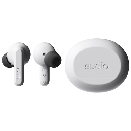 Sudio A3 Pro Audio In-Ear Noise Cancelling True Wireless Earbuds - White