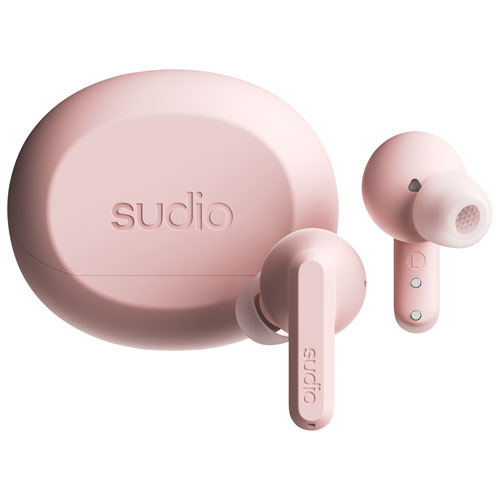 Sudio A3 Pro Audio In-Ear Noise Cancelling True Wireless Earbuds - Pink