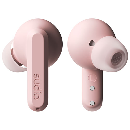 Sudio A3 Pro Audio In-Ear Noise Cancelling True Wireless Earbuds - Pink
