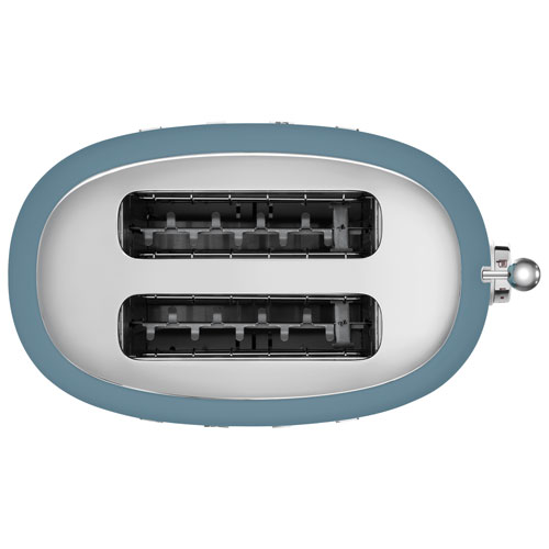 Grille-pain rétro des années 50 de Smeg - 2 fentes - Bleu tempête