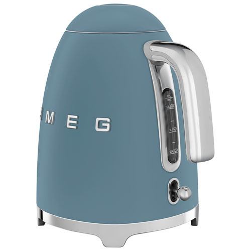 Bouilloire électrique de style années 50 de Smeg - 1,7 L - Acier inoxydable