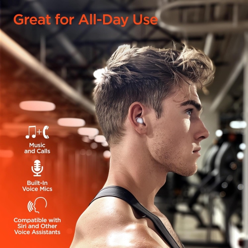 HyperGear Earbuds Bluetooth SleepEEZ Mini Noise-Blocking TWS for Sleeping 20hr Play Time Programmable Timer Stream Sleep Audio &amp; Regular Everyday