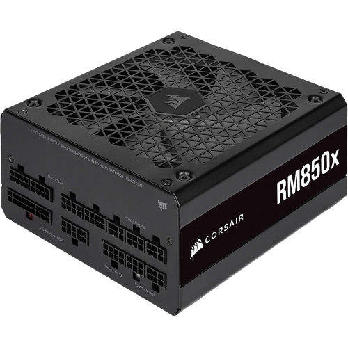 Refurbished - CORSAIR RM850x Fully Modular ATX Power Supply, 80 PLUS Gold with Low-Noise Fan - Black