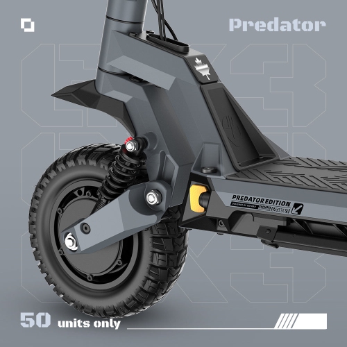 Gotrax GX3 High-Performance Electric Scooter, Dual 1000W Motor/11" x3'' Tires/64Km Range & 60Km/h/Dual Braking System Foldable Off Road Electric
