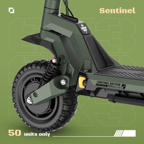 Gotrax GX3 High-Performance Electric Scooter, Dual 1000W Motor/11" x3'' Tires/64Km Range & 60Km/h/Dual Braking System Foldable Off Road Electric